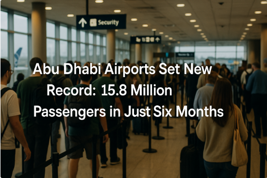 Abu Dhabi Airports Set New Record: 15.8 Million Passengers in Just Six Months